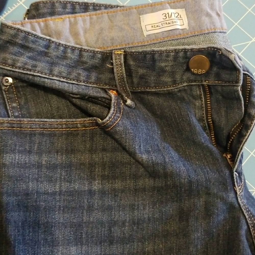 GAP JEANS "real straight" 12L